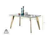 Andria Gold Leg Marble Effect Dining Table and 6 Corona Black Leg Chairs - andria_dining_table_dimensions_11.jpg