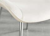 Leonardo Black Leg Glass Dining Table & 4 Pesaro Silver Chairs - Pesaro-Silver-cream-dining-chair (9).jpg