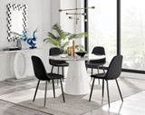 Palma White Marble Effect Round Dining Table & 4 Corona Black Leg Chairs - Palma-120cm-marble-gloss-round-dining-table-4-black-leather-corona-black-chairs-set.jpg