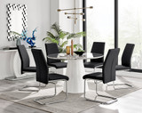 Palma White Marble Effect Round Dining Table & 6 Lorenzo Chairs - Palma-120cm-marble-gloss-round-dining-table-6-black-leather-lorenzo-chairs-set.jpg