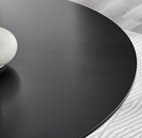 Palma Black Semi Gloss Round Dining Table & 6 Pesaro Gold Leg Chairs - palma-120cm-black-matte-modern-round-dining-table-3.jpg