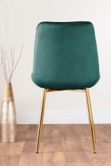 Leonardo Black Leg Glass Dining Table & 6 Pesaro Gold Leg Chairs - green-pesaro-velvet-gold-chrome-modern-luxury-dining-chair-2.jpg