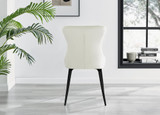 Palma White Marble Effect Round Dining Table & 4 Nora Black Leg Chairs - nora-cream-velvet-black-leg-dining-chair-3.jpg