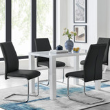 Pivero White High Gloss Dining Table And 4 Lorenzo Chairs Set - pivero-4-seater-high-gloss-rectangle-dining-table-4-black-leather-lorenzo-chairs-set-CROP.jpg