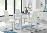 Pivero White High Gloss Dining Table And 4 Lorenzo Chairs Set - pivero-4-seater-high-gloss-rectangle-dining-table-4-white-leather-lorenzo-chairs-set_1_2.jpg