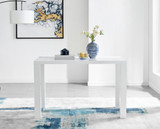 Pivero White High Gloss Dining Table And 4 Corona Silver Chairs Set - pivero-4-seater-high-gloss-modern-rectangle-dining-table-1_30.jpg