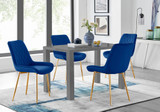 Pivero 4 Grey Dining Table and 4 Pesaro Gold Leg Chairs - pivero-4-seater-grey-high-gloss-dining-table-4-navy-velvet-pesaro-gold-chairs-set.jpg