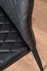Pivero 4 Grey Dining Table and 4 Milan Black Leg Chairs - black-modern-milan-dining-chair-leather-black-leg-8.jpg