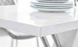 Sorrento 4 White High Gloss And Chrome Dining Table And 4 Lorenzo Chairs Set - sorrento-4-seater-chrome-modern-rectangle-dining-table-5_38.jpg