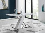 Sorrento 6 White Dining Table and 6 Pesaro Silver Leg Chairs - sorrento-6-seater-chrome-modern-rectangle-dining-table-2_38.jpg
