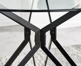 Cascina Dining Table and 4 Milan Black Leg Chairs - cascina-4-seater-metal-glass-round-modern-dining-table-4_56.jpg