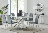 Mayfair 6 Dining Table and 6 Isco Chairs - mayfair-6-seater-high-gloss-rectangle-dining-table-6-grey-leather-isco-chairs-set_1.jpg