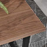 Kylo Brown Wood Effect Dining Table & 4 Corona Black Leg Chairs - kylo-120-wood-veneer-modern-rectangular-dining-table-6.jpg