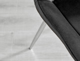 Kylo Brown Wood Effect Dining Table & 6 Pesaro Silver Chairs - Pesaro-Silver-black-dining-chair (8).jpg