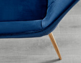 Kylo Brown Wood Effect Dining Table & 4 Pesaro Gold Leg Chairs - Pesaro-Gold-Navy-dining-table (6).jpg