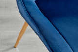 Kylo Brown Wood Effect Dining Table & 4 Pesaro Gold Leg Chairs - Pesaro-Gold-Navy-dining-table (8).jpg