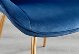 Kylo Brown Wood Effect Dining Table & 4 Pesaro Gold Leg Chairs - Pesaro-Gold-Navy-dining-table (9).jpg