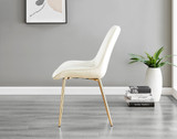 Kylo Brown Wood Effect Dining Table & 4 Pesaro Gold Leg Chairs - Pesaro-Gold-cream-dining-chair (5).jpg