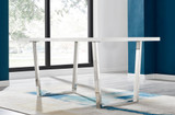 Kylo White High Gloss Dining Table & 6 Lorenzo Chairs - kylo-160-white-gloss-modern-rectangular-dining-table-7.jpg