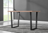 Kylo Brown Wood Effect Dining Table & 4 Belgravia Black Leg Chairs - kylo-120-wood-veneer-modern-rectangular-dining-table-7.jpg