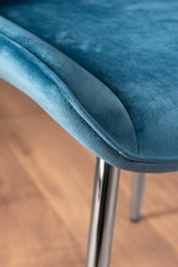 Kylo White Marble Effect Dining Table & 4 Pesaro Silver Chairs - blue-pesaro-velvet-silver-chrome-modern-luxury-dining-chair-5_1.jpg