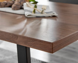 Kylo Brown Wood Effect Dining Table & 6 Corona Gold Leg Chairs - kylo-160-wood-veneer-modern-rectangular-dining-table-3.jpg