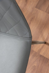 Kylo White High Gloss Dining Table & 4 Corona Silver Chairs - grey-corona-chrome-leg-modern-leather-dining-chair-5.jpg
