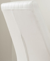 Selina Round Glass And Chrome Metal Dining Table And 4 Lorenzo Chairs Set - white-2-lorenzo-modern-leather-dining-chairs-seats-chrome-10_1.jpg