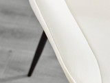 Florini V Black Dining Table and 6 Pesaro Black Leg Chairs - Pesaro-Black-cream-dining-chair (7).jpg