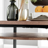 Adley Brown Wood Storage Dining Table & 4 Nora Black Leg Chairs - Adley-modern-round-wood-dining-table-3.jpg