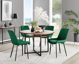 Adley Brown Wood Storage Dining Table & 4 Pesaro Black Leg Chairs - adley-round-wood-dining-table-4-green-velvet-pesaro-black-chairs-set.jpg