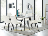 Andria Black Leg Marble Effect Dining Table and 6 Pesaro Black Leg Chairs - Andria-Marble-Effect-blck-Leg-6-Seater-Dining-Table-Pesaro-blck-leg-cream-fabric.jpg