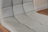 Adley White High Gloss Storage Dining Table & 4 Murano Chairs - grey-modern-leather-chrome-murano-chair-8_28.jpg