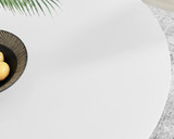 Novara Round White High Gloss and Black Metal 4-6 Seater Dining Table - novara-white-120-black-metal-modern-round-dining-table-6.jpg