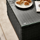 Orlando Black Rattan & Grey 6 Seat Modular Garden Sofa - Oralndo-6-Seat-Rattan-Black-2025-8.jpg