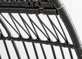 Black Rattan & Grey Garden Egg Chair Seat - Egg-chair-black-rattan-7.jpg