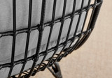 Black Rattan & Grey Garden Egg Chair Seat - Egg-chair-black-rattan-8.jpg
