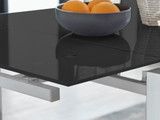 Enna Black Glass Extending Dining Table and 6 Isco Chairs - enna-6-black-glass-contemporary-extending-chrome-dining-table-3.jpg