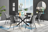 Novara Black Leg Round Glass Dining Table & 6 Nora Black Leg Chairs - novara-120-black-leg-round-dining-table-6-dark-grey-velvet-nora-black-chairs-set.jpg