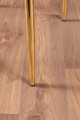 Lira 120cm Grey Metal Extending Dining Table & 6 Milan Gold Leg Chairs - mustard-modern-milan-dining-chair-leather-chrome-leg-gold_5.jpg