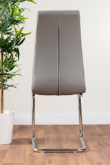 Lira 100cm Grey Metal Extending Dining Table & 4 Murano Chairs - grey-modern-leather-chrome-murano-chair-3_28.jpg
