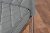 Lira 120cm Grey Metal Extending Dining Table & 6 Milan Chrome Leg Chairs - grey-modern-milan-dining-chair-leather-chrome-3.jpg