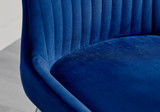 Novara Black Leg Round Glass Dining Table & 6 Nora Silver Leg Chairs - nora-blue-velvet-silver-leg-dining-chair-6.jpg