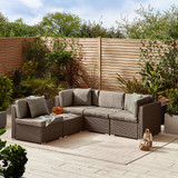 Orlando Brown Rattan 4 Seat Outdoor Sofa - Orlando-4-Seat-Rattan-Brown-2.jpg