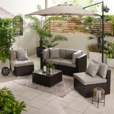 Orlando Brown Rattan & Brown 4 Seat Modular Garden Sofa - ORL-BRN-OUT-SOF-4_2.jpg
