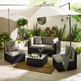 Orlando Black Rattan & Grey 4 Seat Modular Garden Sofa - ORL-BLK-OUT-SOF-4_2.jpg