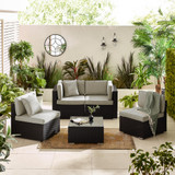 Orlando Black Rattan & Grey 4 Seat Modular Garden Sofa - ORL-BLK-OUT-SOF-4_3.jpg