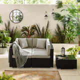 Orlando Black Rattan & Grey 4 Seat Modular Garden Sofa - ORL-BLK-OUT-SOF-4_5.jpg