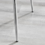 Novara Black Leg Round Glass Dining Table & 4 Nora Silver Leg Chairs - nora-light-grey-velvet-silver-leg-dining-chair-4.jpg
