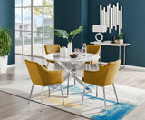 Novara White Marble 120cm Round Dining Table & 4 Calla Silver Leg Chairs - NO8E2F~1.jpg